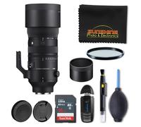 Sigma Obiettivo sportivo 70-200mm f2.8 DG DN OS per Sony E con Sunshine Photo Basic Bundle - 4 anni di garanzia del produttore USA