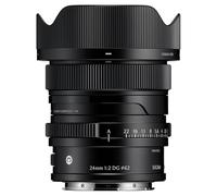 Sigma 24 mm f/2.0 DG Contemporary Sony attacco FE nero