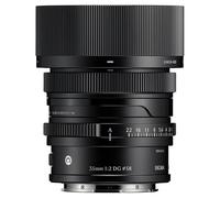 Sigma 35 mm f/2.0 DG Contemporary Sony attacco FE nero