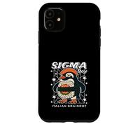 Sigma Penguin Boy Funny Italian-Brainrot Gen Z Meme Custodia per iPhone 11