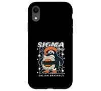Sigma Penguin Boy Funny Italian-Brainrot Gen Z Meme Custodia per iPhone XR