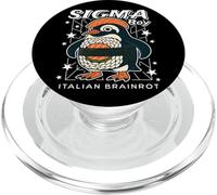 Sigma Penguin Boy Funny Italian-Brainrot Gen Z Meme PopSockets PopGrip per MagSafe