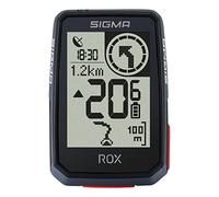 SIGMA ROX 2.0 Nero Top Mount Set| Ciclocomputer senza fili con navigatore GPS e OVERCLAMP| Navigatore GPS outdoor per un’esperienza indimenticabile