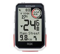 Sigma Ciclocomputer Con Kit Sensore Rox 4.0 One Size White