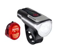 SIGMA SPORT Aura 80/Nugget II Set di faretti USB 2021 Set faretti da bicicletta