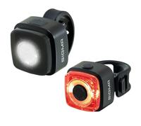 SIGMA AURA Micro Set | Luce anteriore e posteriore ricaricabile a batteria | Perfetta per bambini, uso quotidiano e avventure | Set di illuminazione resistente alle intemperie