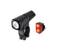 SIGMA Set di luci per bici a batteria Buster 800 con luce posteriore RL 150 nero