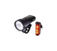SIGMA Set luci per bici Aura 100 Blaze Link Wireless nero