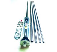 Sigma Venom 1/2 Wave Antenna Rod CB Base Station 10 11 Metri Argento