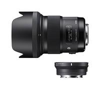 Sigma ZI954 - Obiettivo da 50 mm F1.4 DG HSM A + convertitore MC-11 per Canon, colore nero