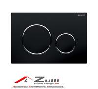 Geberit Sigma20 - Pulsante di azionamento Sigma20, nero / cromo 115.882.KM.1