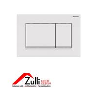 Geberit, Placca di comando Sigma30 115.883.11.1, per risciacquo a 2 quantità, bianco alpino 115883111