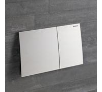 SIGMA70 CROMO SPAZZOLATO ACCIAIO INOX PLACCA DI COMANDO PER CASSETTA GEBERIT NU