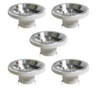 Sigmaled lighting - Faretto LED AR111 G53 14W (equivalente 110W alogena) - Luce Calda 3000K - 1000 lumens - 12V AC/DC - Spot LED AR111 - 5 Unità