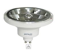 Sigmaled lighting, Faretto LED AR111 GU10 14W Dimmerabile Luce Calda 3000K, 1000 lumen, Faretti LED 220V 230V AC, Lampadine SPOT AR111 a Basso Consumo (equivalente 110W alogena) per Negozi, 1 spot