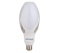 Sigmaled lighting, LAMPADA LED E27 50W (equivalente a 350W), Luce bianca CALDA 2800K, 5500 lumen, Attacco grande E27, Lampadina LED ED90, 90x216mm