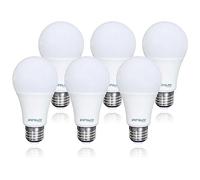 Sigmaled lighting - Lampadina LED E27 9W (equivalente a 60W) - 810 lumen - Luce calda 2800K - Attacco grande - Lampada LED Bulbo A60-6 PEZZI