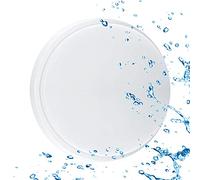 Sigmaled lighting, Plafoniera led 15W per esterni, Resistente all'Acqua, Luce Calda 3000K, 1350Lm, Applique TONDA IMPERMEABILE IP54 da soffitto e parete, per Esterno o Interno