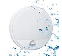 Sigmaled lighting - Plafoniera Led Esterno Interno 10W IP54, Applique da Parete Esterno con Sensore di Movimento, Luce Naturale 4000K 900Lm, Luci Esterne a Muro Tonda per Giardino Condominio Scale