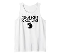 Sigmas Don't Do Costumes Funny Gen Alpha Halloween Werewolf Canotta