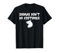 Sigmas Don't Do Costumes Gen Alpha Funny Halloween Werewolf Maglietta