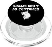 Sigmas Don't Do Costumes Gen Alpha Funny Halloween Werewolf PopSockets PopGrip per MagSafe