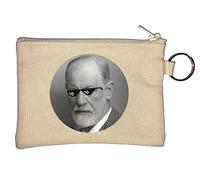 Sigmund Freud Thug Life Meme - Portamonete con occhiali, colore: beige