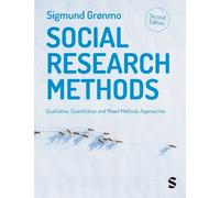Sigmund Grønmo Social Research Methods (Copertina rigida)