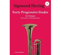 Sigmund hering : 40 progressive etudes - trompette - recueil + media online