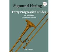Sigmund hering : forty progressive etudes for trombone + audio online