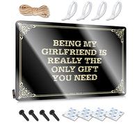 Sign Room Rules Tin Rustproof & California Decor Vintage Tin - Being My Girlfriend Is Really The Only Gift You Need For Racing Room Decor For | Immagini decorative da parete in ferro