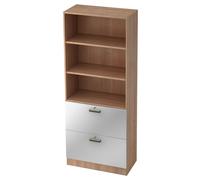 SIGNA G 7300 SG - Noce/Argento maniglia in plastica