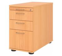 SIGNA SC40 BS - Cassettiera Faggio Maniglia ad arco in metallo