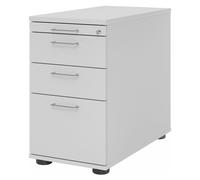 SIGNA SC40 BS - Cassettiera Grigio Maniglia ad arco in metallo