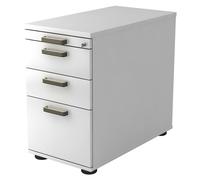 SIGNA SC40 SG - Cassettiera Bianco maniglia in plastica