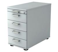 SIGNA SC50 CE - Cassettiera Grigio maniglia in metallo cromato