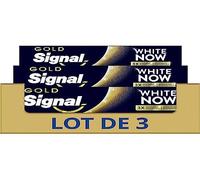 Signal Dentifricio White Now Gold Plus Bianco istantaneamente¹ Set di 3 x 75 ml