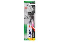 Signal Sensisoft - Spazzolino da denti morbido al carbone Duopack, 2 pezzi