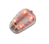 Signal Survival Light per Hel-Star 6 Segnale Esterno Verde e infrarossi o Rosso e Luce IR con Magic Tape Tactical Helmet Impermeabile Lampada Coccinella Survival Lamp-BR