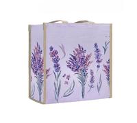 Signare Borsa a tracolla da donna con fiori da giardino e creature (lavanda)