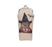 Signare Custodia per occhiali da donna con motivo alla moda (gatto magico)