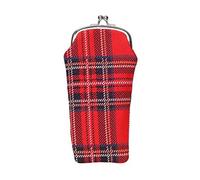 Signare Custodia per occhiali da donna con motivo alla moda (Royal Stewart Tartan)