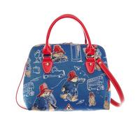 Signare Paddington Bear - Borsa convertibile con tappezzeria, Blu, 34cm
