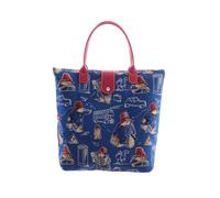 Signare Paddington Bear - Borsa da viaggio pieghevole per la spesa e la spesa, taglia unica, 38 x 35,5 x 9 cm (larghezza x altezza x profondità), accessorio ecologico per borsa, Multi, One Size 38cm