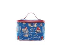 Signare Paddington Bear Tapestry Vanity Case, blu con finiture rosse, borsa da viaggio (Paddington Bear Blue, TOIL-PADDBL)