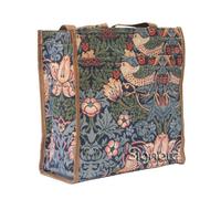 Signare Shop-STBL - Borsa a tracolla da donna con ladro di fragole William Morris, colore: blu
