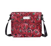 Signare Tapestry Arazzo Borsa a Tracolla Donna, borsa a spalla donna, Crossbody bags con Disegni Floreali (Rose and Teardrop)