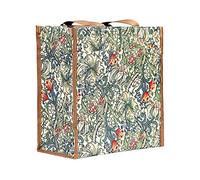 Signare Tapestry Arazzo Borsa a Tracolla Donna, Borse Tote per Donne, Shopping Tote Bag con William Morris Designs (Golden Lily)