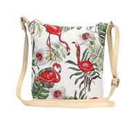 Signare Tapestry - Borsa a tracolla da donna con design, Rosa
