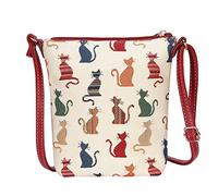 Signare Tapestry - Borsa a tracolla da donna con design Signare, (Gatto sfacciato), Taglia unica